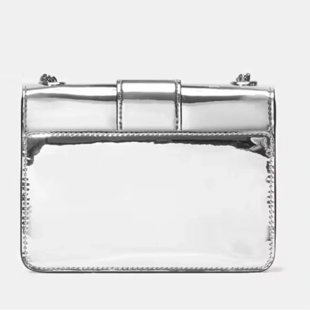 Kate Spade Phoebe Mirror Metallic Turnlock Mini Flap Crossbody - Picture 3 of 5